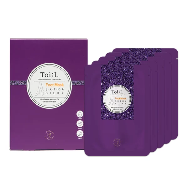 Toi:L Extra Silky Foot Mask (1Box/5Pairs)